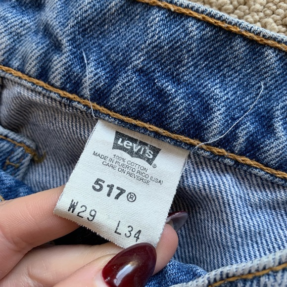 Super cute vintage Levi’s 517s size W29 L34 - Picture 9 of 10